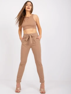 Tepláky RV DR 7459.01X svetlo hnedá