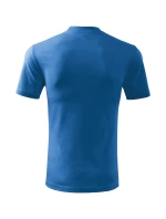 Ťažké unisex tričko azúrovo modré