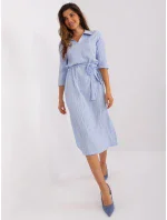 Dámske šaty LK SK 509342-1.51P Svetlo modrá - Lakerta