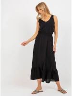 Šaty D73761R30391A čierne