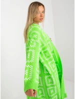 Dámsky sveter LC SW 0296 fluo zelený