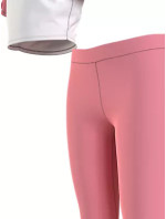 Dievčenské pyžamo KNIT PJ SET (SS+LEGGING) G80G8006880VT - Calvin Klein