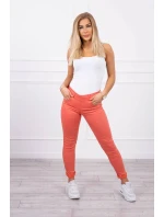 Dámske nohavice 2628-1 apricot - Kesi