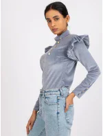 Blúzka DHJ BZ 6533A.44P sivá Blúzka DHJ BZ 6533A.44P sivá