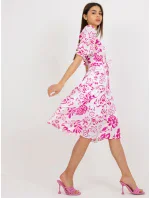 LK SK 508944 šaty.45P fuchsiová