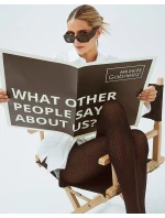 Dámske pančuchové nohavice Celest Code 1217 Black Pattern - Gabriella Dámske pančuchové nohavice Celest Code 1217 Black Pattern - Gabriella