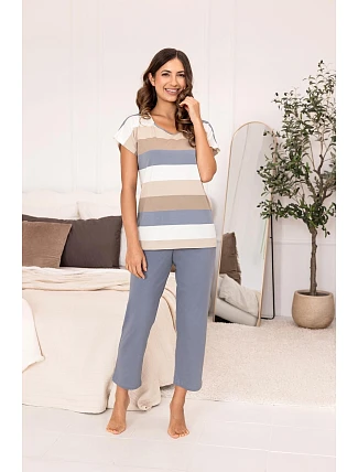 Regina 741 cr/r 2XL W26 dámske pyžamo Regina 741 cr/r 2XL W26 dámske pyžamo