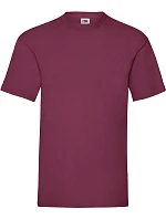 Tričko Fruit of the Loom Valueweight T 16.1036, bordová farba