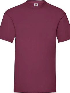 Tričko Fruit of the Loom Valueweight T 16.1036, bordová farba