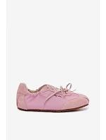 Dámske semišové nízke tenisky Big Star TT274600 Pink Dámske semišové nízke tenisky Big Star TT274600 Pink