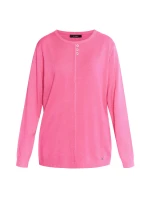 Dámsky sveter QNS0390-004 Dark Pink - Monnari Dámsky sveter QNS0390-004 Dark Pink - Monnari