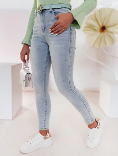 Dámske džínsové nohavice so srdiečkami JENIVIA modré FashionStreet UY2482