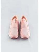 Ružové dámske topánky slip-on (C1003)