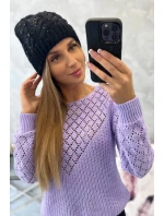 Dámska čiapka Kalina K362 čierna