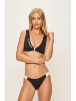 Spodný diel plaviek KW0KW00840-BEH čiernobiela - Calvin Klein Spodný diel plaviek KW0KW00840-BEH čiernobiela - Calvin Klein