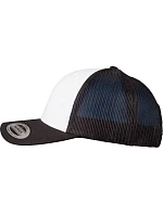 Flexfit 6606CF 6-panelová čiapka typu Trucker 55.06CF čierna/biela/čierna Flexfit 6606CF 6-panelová čiapka typu Trucker 55.06CF čierna/biela/čierna