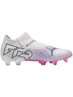 Pánske kopačky Future 7 Ultimate FG/AG M 107599 01 White with pink - Puma