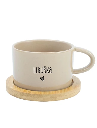 Libuška – krémový hrnček Makronka 200 ml Libuška – krémový hrnček Makronka 200 ml