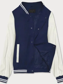 Dámska tmavomodrá baseballová bunda (16M9069-215)