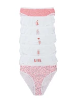 BR MT 11444 3 biele a červené spodky