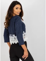 Blúzka LK BZ 506428.90 tmavomodrá