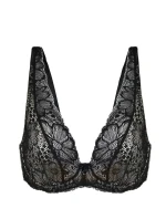 Dámska podprsenka JULIA BRALETTE 19185 Black with beige - Mediolano
