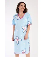 Dámska nočná košeľa s krátkym rukávom Veronika