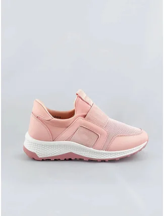 Ružové dámske topánky slip-on (C1003)