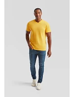 Fruit of the Loom Valueweight V-Neck T Tričko s výstrihom do V 16.1066 čierne