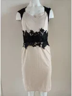 Dámske šaty 18536 čierno-béžové - Koucla