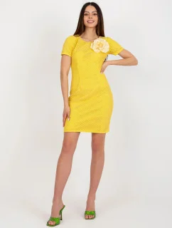 Dámske šaty LK SK 506335.21 Tmavo žltá - Lakerta