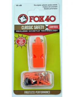 Píšťalka Fox 40 Classic + šnúra 9903-0308 oranžová