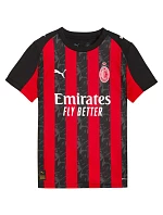 Detský replika Puma AC Milan domáci dres čierno-červený 779965 01