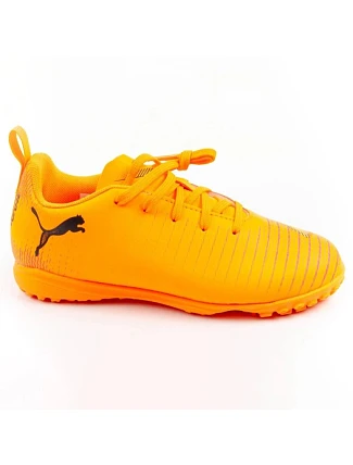 Detská športová obuv Puma Future 8 Play TT futbalové kopačky orange Detská športová obuv Puma Future 8 Play TT futbalové kopačky orange
