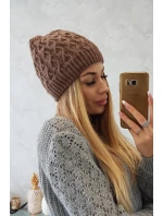 Fleecová čiapka Roma K224 mocca