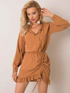 Šaty 111 SK 06071.09 svetlohnedé