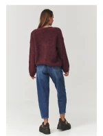 Sveter na gombíky model 219738 Makadamia