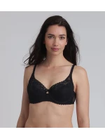 Dámska čipkovaná podprsenka PLAYTEX RCS UNDERWIRE BALCONETTE BRA - PLAYTEX - čierna