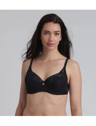 Dámska čipkovaná podprsenka PLAYTEX RCS UNDERWIRE BALCONETTE BRA - PLAYTEX - čierna