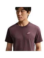 Pánske tričko Nike Club Tee hnedé AR4997 502 Pánske tričko Nike Club Tee hnedé AR4997 502