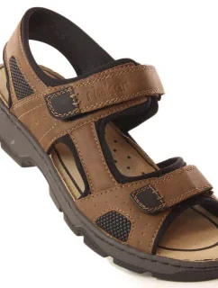Rieker M 26156-25 RKR447B Sandále na suchý zips