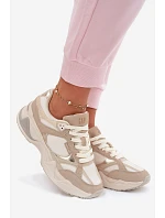 Dámske tenisky na platforme GAP MARATHON GPW6154923895 Beige Dámske tenisky na platforme GAP MARATHON GPW6154923895 Beige