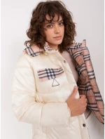 NM KR TR511 bunda.96P svetlo béžová