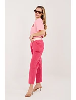 Šnúrové nohavice model 226483 Taliansko Moda Šnúrové nohavice model 226483 Taliansko Moda