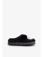 Teplé dámske čierne papuče s kožušinou Jozelinetta Teplé dámske čierne papuče s kožušinou Jozelinetta