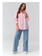 Košeľa s dlhým rukávom model 224100 Makadamia