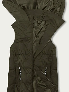 Dámska mikina s kapucňou s'west khaki (b8176-11)