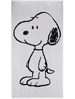Vossen Snoopy Beach Plážová osuška 49.9802 čierna/biela Vossen Snoopy Beach Plážová osuška 49.9802 čierna/biela