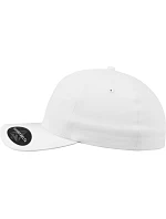 Flexfit 180 6-panelová čiapka s kšiltom „Delta“ 55.0180 biela