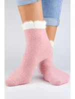 FROTÉ PONOŽKY NADÝCHANÉ REBROVANÉ RUŽOVÉ SF002